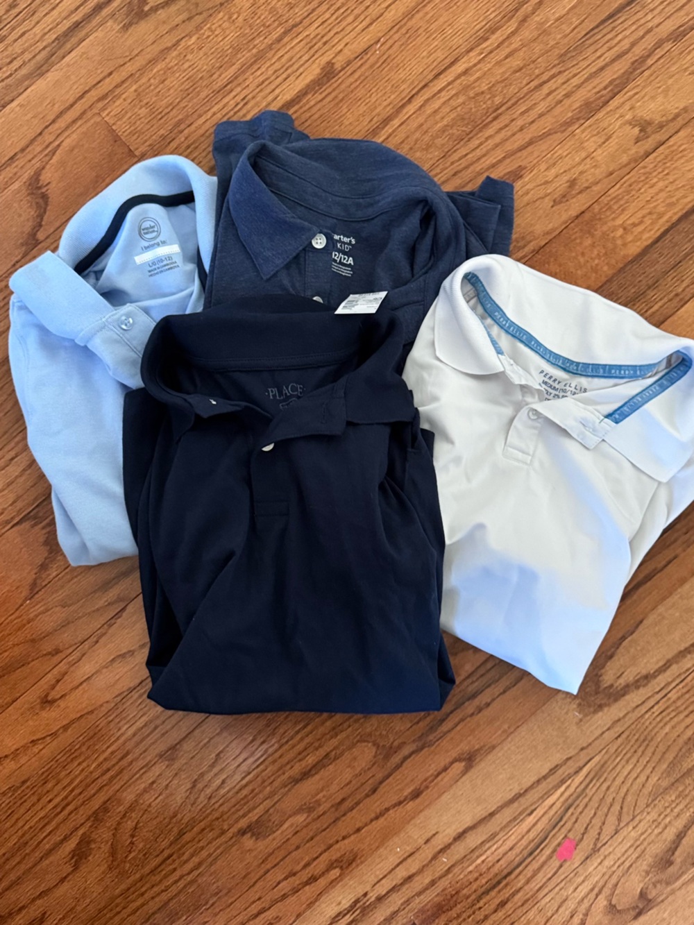 Polo Bundle in Navy, Light Blue & White